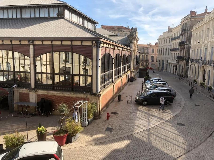 Vue Sur La Place Des Halles, Art Apparts Béziers Exteriér fotografie