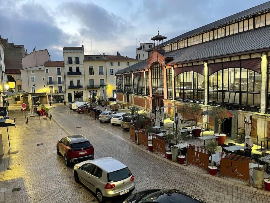 Vue Sur La Place Des Halles, Art Apparts Béziers Exteriér fotografie